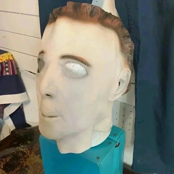 Instant Michael Myers Halloween Costume or Prop Decor Mask & Dickies Coveralls - Picture 2 of 14